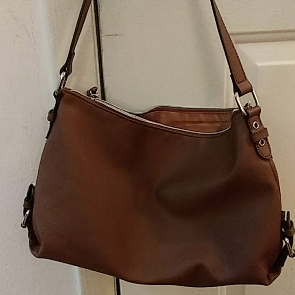 Tan Relic Shoulder Bags